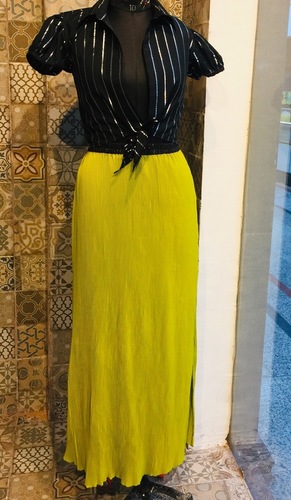 Designer Top with long skirt