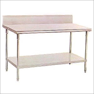Work Table With Under Shelve