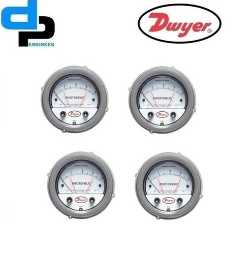 Dwyer A3025 Photohelic Pressure Switch Gauge