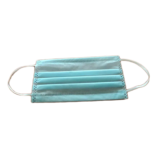 3 Ply Non Woven Face Mask - Non Woven Fabric Standard Size Sky Blue Color | For Hospital Use Comfortable Design Suitable for All Ages