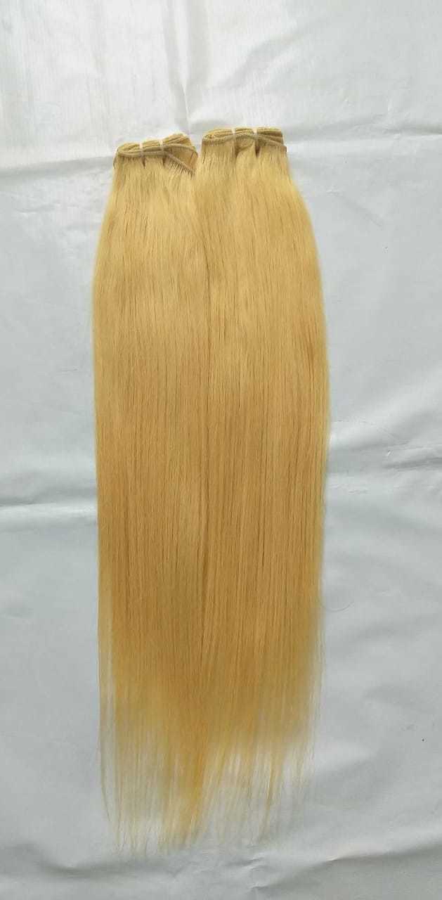 Blonde STRAIGHT 613 Straight Hair