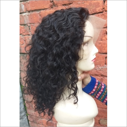 Curly Full Lace Wig 100% Human Hair Brazilian Virgin