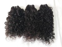 Cuticle Aligned Deep Curly Peruvian Human Hair , Remy Curly Hair