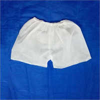 Non Woven Men Boxers Shorts Or Barmuda - Color: White