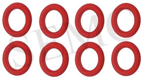 Rubber Ring Pessary Set Of 8 Pcs Color Code: Red