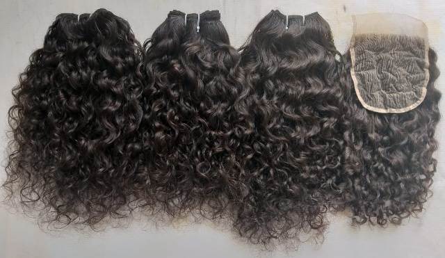 Indian Deep Curly Human best hair extensions