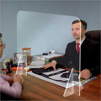 Counter Protective Plexiglass Acrylic Sneeze Guard Glass