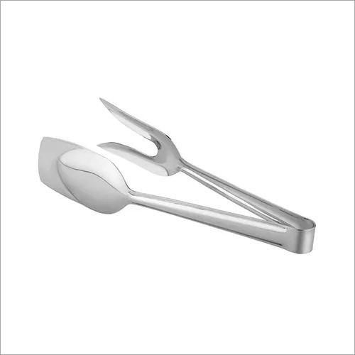 Tong Salad with Fork SS 24 cm