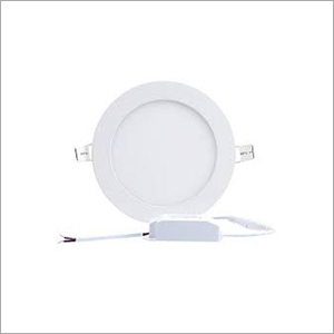 LED Panel Light - Plastic, Round Shape, Cool White Color | Energy Efficient, Heat and Dust Resistant, Ideal for Showrooms and Hotels
