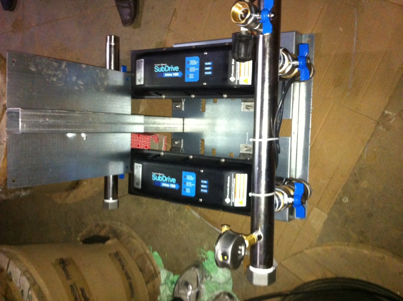 Inline Pressure Booster System with VFD (Franklin Electric)