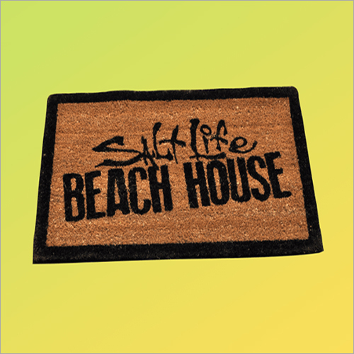 Rubber Grill Coir Mat - Coir Material, Rectangle Shape, Modern Style | Rubber TPR Backing, Anti-Slip, Indoor and Outdoor Use