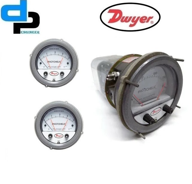 Dwyer A3060 Photohelic Pressure Switch Gauge