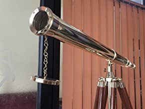 Nautical Harbor Master Refractor Telescope by NauticalMart Telescope - with Free Chrome Tray