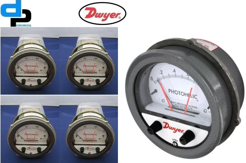 Dwyer A3150 Photohelic Pressure Switch Gauge