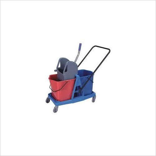 Ms Handle Double Bucket Mop Trolley