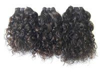 Natural Color Curly Indian Hair