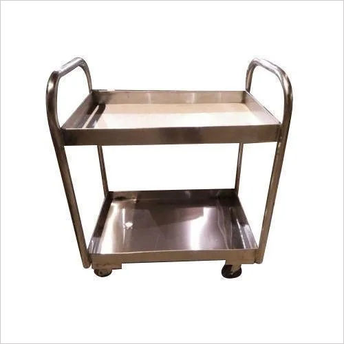 SS Small 2 Layer Bar Service Trolley