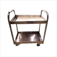 2 LAYER BAR SERVICE TROLLEY SMALL (SS)