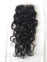 4x4 Deep Curly Lace Closure Transparent Lace