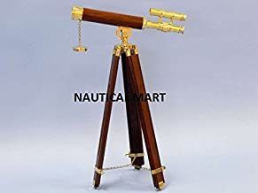 Nauticalmart Floor Standing Brass Telescope 64&quot; Click Image To Open Expanded View Nauticalmart Floor Standing Brass Telescope 64"