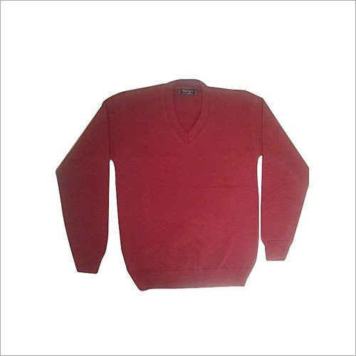 Full Sleeve School Sweater Collar Type: V Neck
