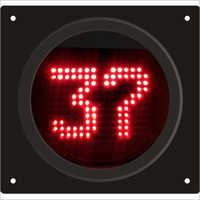 Metal Traffic Signal Digital Countdown Timer