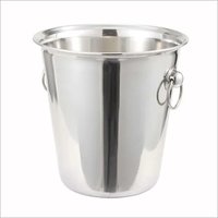 Wine Bucket with Ring Handle SS 22 x 21 cm