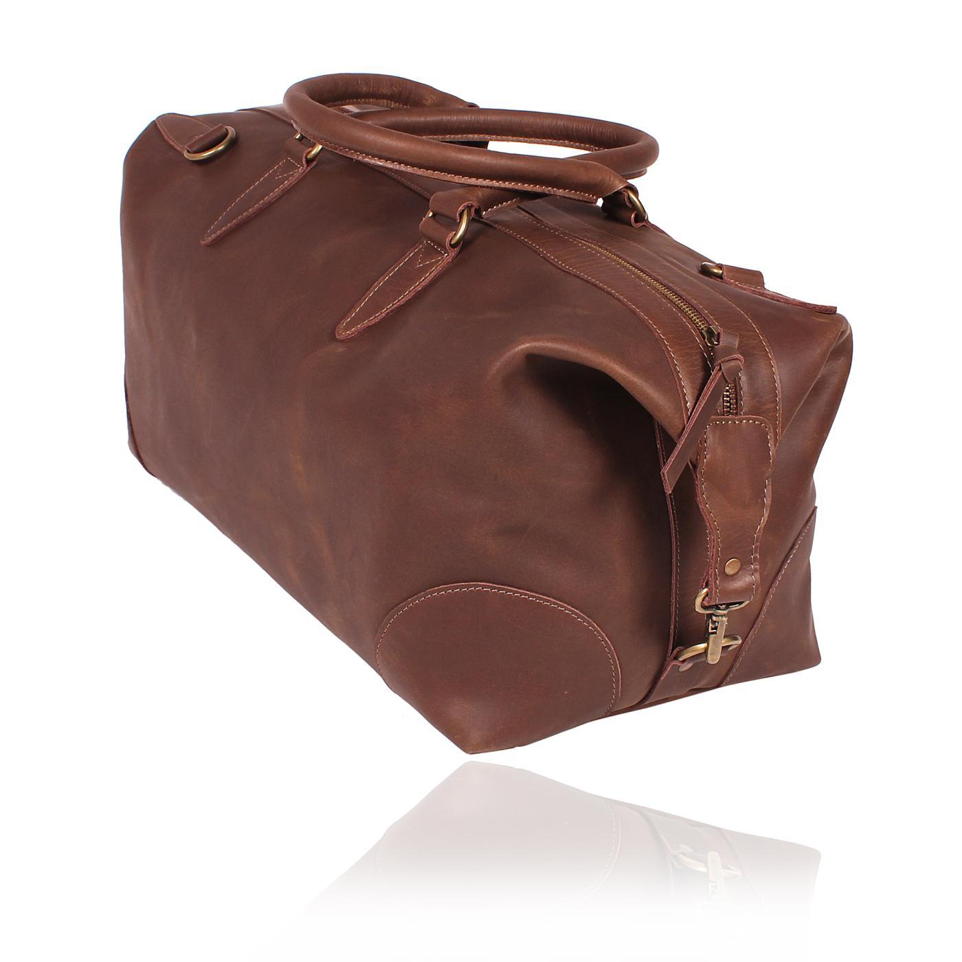 Classic Leather Duffle Bag