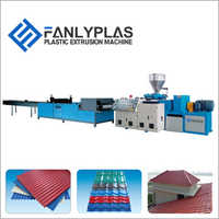 Pvc And Wpc Roofing Sheet Extrusion Line - 20-50mm Thickness, 600-1250mm Width | Automatic Operation, Industrial Use, Electric Power Source