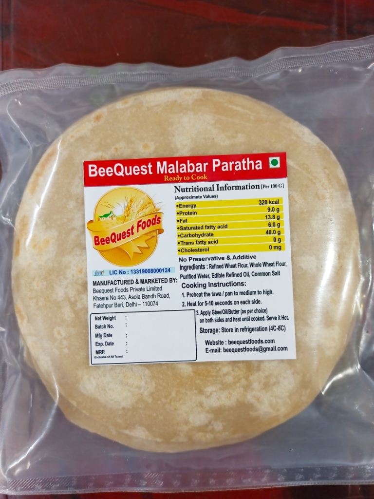 Ready to Cook Malabar Paratha