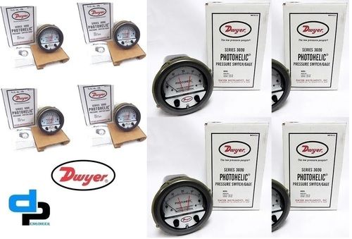 Dwyer A3001Av Photohelic Pressure Switch Gauge Accuracy: A 2% Of Fs At 70A F (21.1A C)