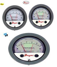 Dwyer A3010AV Photohelic Pressure Switch Gauge