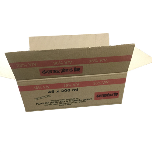 Brown Customized Printed Corrugated Box