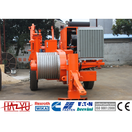 TY120 Max Intermittent Pull 120kN Hydraulic Puller For Overhead Stringing Machine