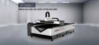 LF1325LC Fiber and CO2 Dual Use Laser Cutting Machine