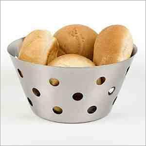 Bread Basket SS Round Hole 18 20 22 cm dia