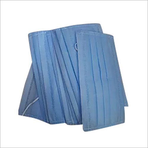Non Woven Face Mask - Non Woven Material, Standard Size, Sky Blue Color | Unisex Design for Hospitals, Clinics, Labs