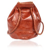 Classic Leather Bucket Bag