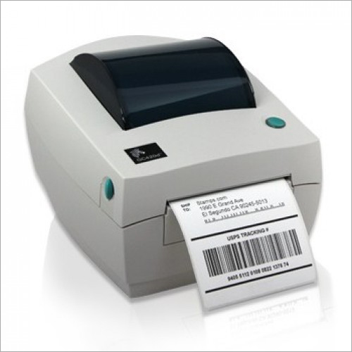 Zebra Barcode Printer - Electric, White | Good Quality Printing, Reliable Performance