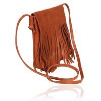 Mini Leather Fringe Bag