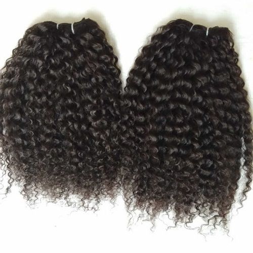 Kinky Curly Human Hair Natural Black Colour Best Hair Extensions