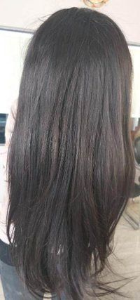 Straight Transparent Lace  Human Hair Wigs