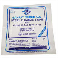 12 Ply Sterilized Gauze Swab