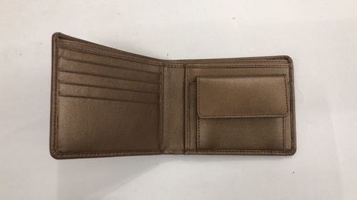 Mena S Leather Wallet - Color: Dark Brown