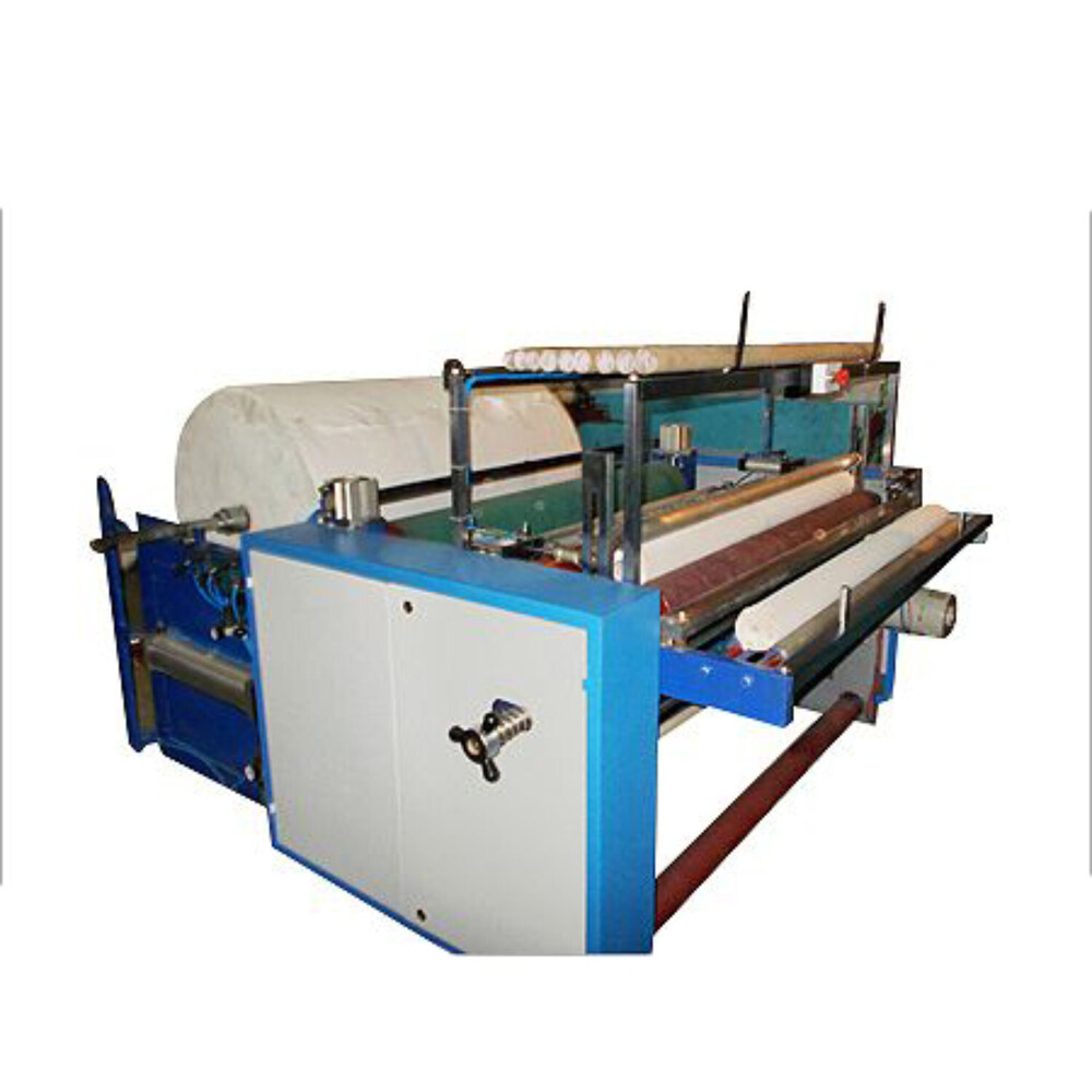 Toilet Roll Log Rewinder Machine - Stainless Steel, 220 Volt Voltage , Efficient Slicing Technology