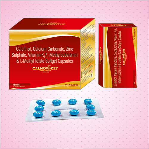 Calcitriol Calcium Carbonate and Zinc Sulphate Vitamin Methylcobalamin And L-Methyl Folate Softgel Capsules