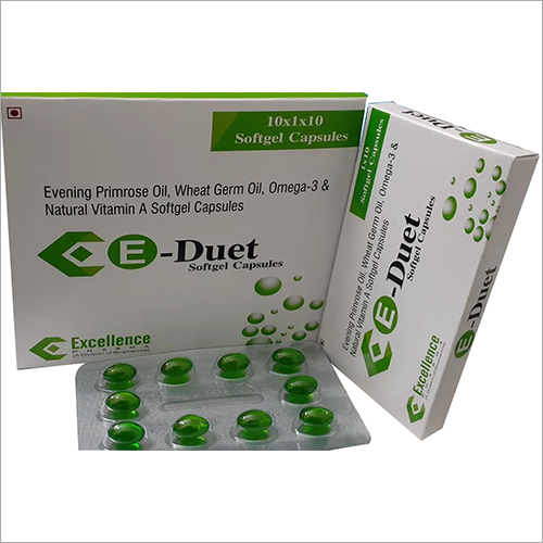 Evening Primrose Oil Wheat Germ Oil Omega-3 and Natural Vitamin A Softgel Capsules