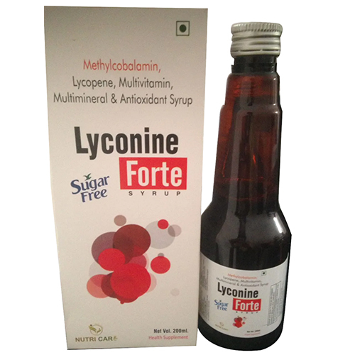 200 ml Methylcobalamin Lycopene Multivitamin Multimineral and Antioxide Syrup