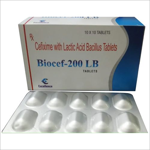 Cefixime With Lactic Acid Bacillus Tablets