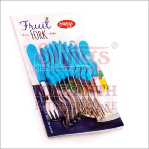Stainless Steel Fruit Forks Set By NILKANTH KITCHENWARE